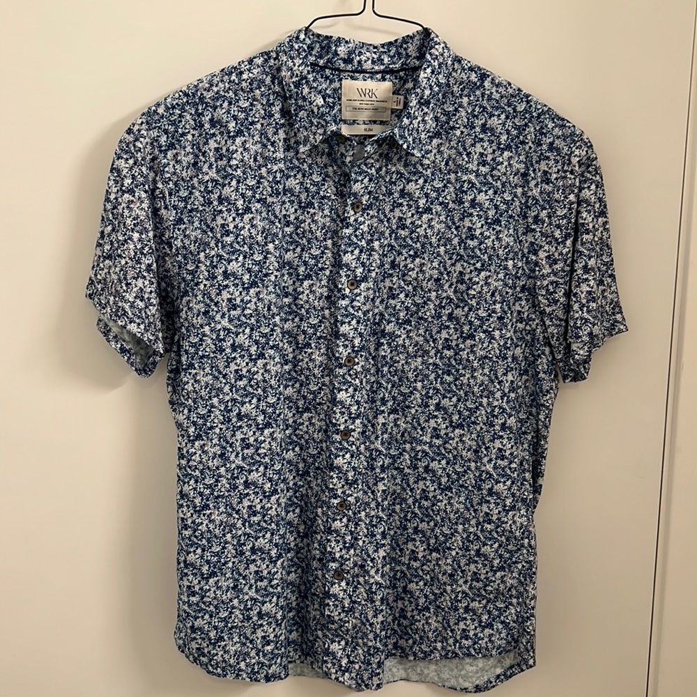 WRK ny short sleeve shirt, like new